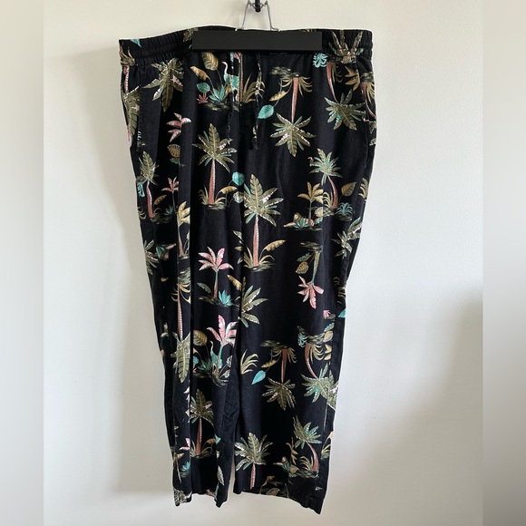 Linen blend wide leg pants - Picture 5 of 6